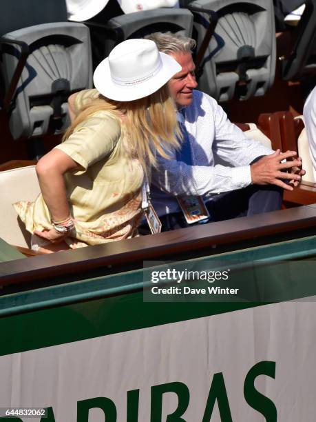 Patricia OSTFELDT / Byorn BORG - - Jour 13 - Roland Garros 2015, Photo : Dave Winter / Icon Sport
