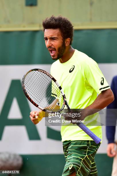 Maxime HAMOU - - Jour 3 - Roland Garros 2015, Photo : Dave Winter / Icon Sport