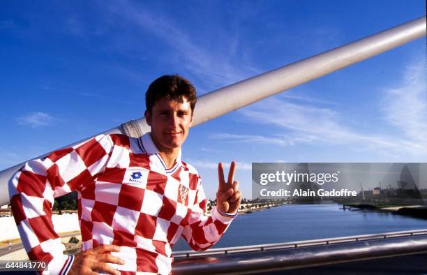 Davor SUKER - - Reportage Magazine - Croatie, Photo : Alain Gadoffre / Icon Sport