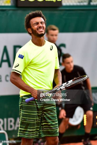 Maxime HAMOU - - Jour 3 - Roland Garros 2015, Photo : Dave Winter / Icon Sport