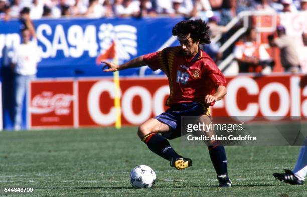 Jose Mari Bakero - - Allemagne / Espagne - Coupe du Monde 1994, Photo : Alain Gadoffre / Icon Sport