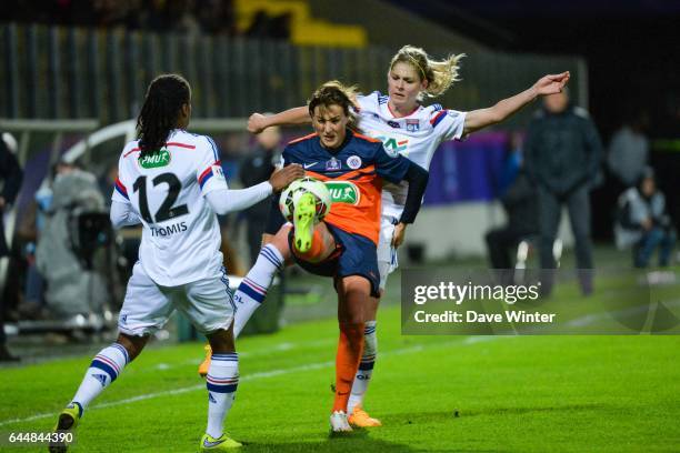 Claire LAVOGEZ / Corine PETIT - - Montpellier / Lyon - Finale Coupe de France -Calais, Photo : Dave Winter / Icon Sport