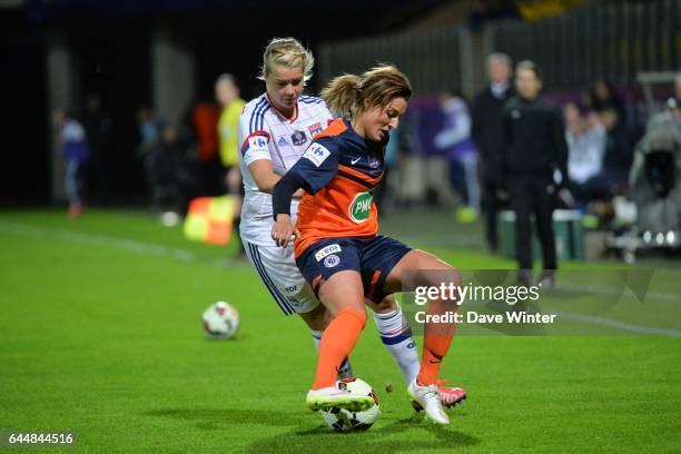 Claire LAVOGEZ / Ada HEGERBERG - - Montpellier / Lyon - Finale Coupe de France -Calais, Photo : Dave Winter / Icon Sport