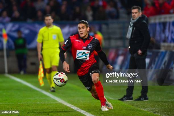 Dorian LEVEQUE - - Auxerre / Guingamp - 1/2Finale de Coupe de France, Photo : Dave Winter / Icon Sport