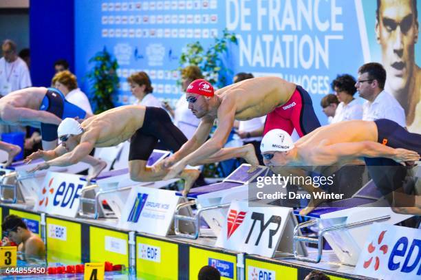 Jeremy STRAVIUS / 100m Nage Libre Messieurs - - Championnats de France de Natation 2015 a Limoges, Photo : Dave Winter / Icon Sport