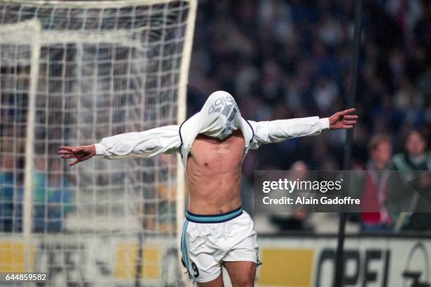 Joie Fabrizio Ravanelli - - Marseille / Paris Saint Germain - Division 1, Photo : Alain Gadoffre / Icon Sport