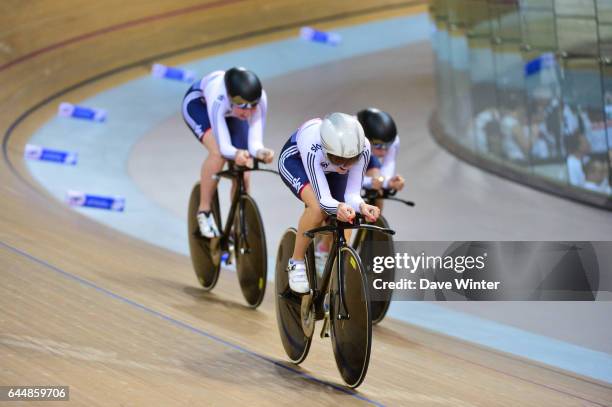 Katie ARCHIBALD / Laura TROTT / Elinor BARKER / Joanna ROXSELL - Grande Bretagne - Poursuite par equipes - - Cyclisme sur piste - Championnats du...