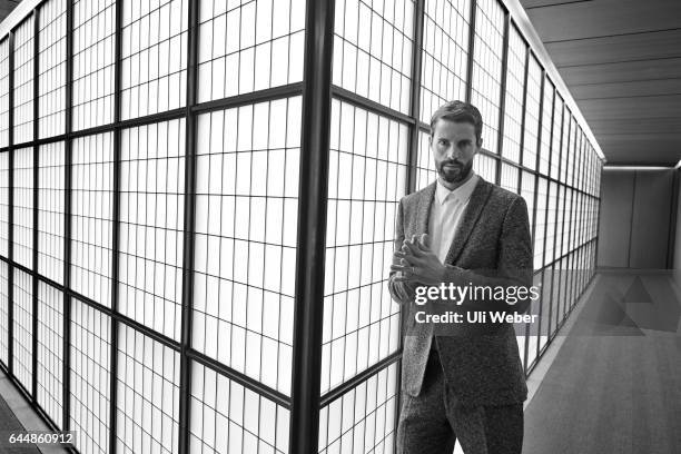 Actor Matthew Goode is photographed for Corriere della Sera magazine on November 15, 2016 in London, England.