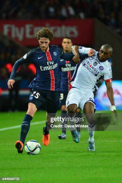 Adrien RABIOT / Jean Daniel AKPA AKPRO - - PSG / Toulouse - 13eme journee de Ligue 1, Photo: Dave Winter / Icon Sport