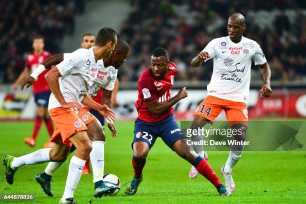 Junior TALLO - - Lille / Montpellier - 9e journee de Ligue 1, Photo: Dave Winter / Icon Sport