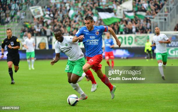 Julien FERET / Ismael Tiemoko DIOMANDE - - Caen / St Etienne - 9e journee de Ligue 1, Photo: Dave Winter / Icon Sport