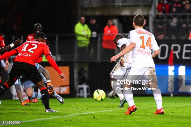 Goal Majeed WARIS - - Rennes / Lorient - 20eme journee de Ligue 1, Photo: Dave Winter / Icon Sport