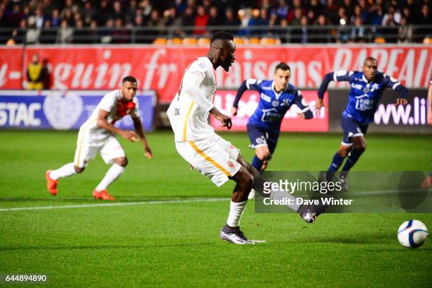 Lacina TRAORE penaltie rate - - Troyes / Monaco - 19eme journee de Ligue 1, Photo: Dave Winter / Icon Sport