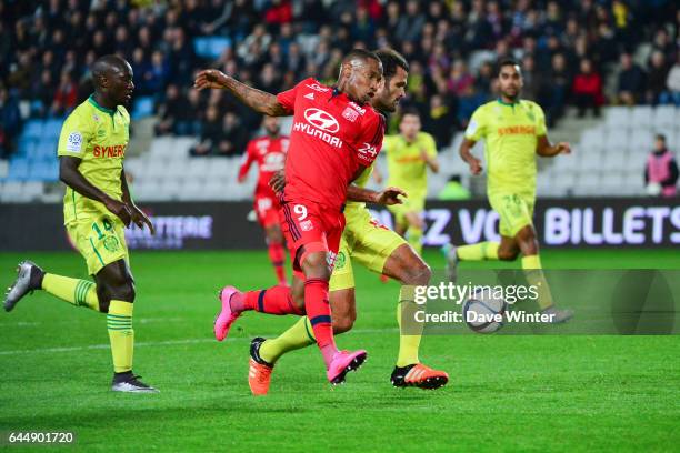 Claudio BEAUVUE / Oswaldo VIZCARRONDO - - Nantes / Lyon - 16eme journee de Ligue 1, Photo: Dave Winter / Icon Sport