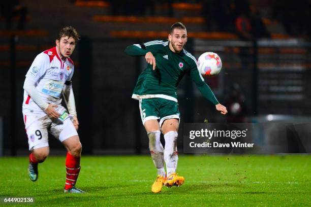 Remy AMIEUX / Andrey PANYUKOV - - Red Star / Ajaccio - 15eme journee de Ligue 2, Photo: Dave Winter / Icon Sport