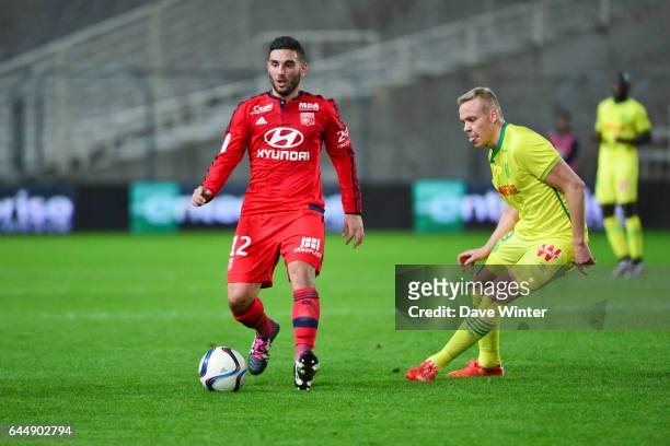 Jordan FERRI / Kolbeinn SIGTHORSSON - - Nantes / Lyon - 16eme journee de Ligue 1, Photo: Dave Winter / Icon Sport