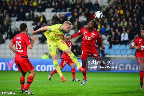 Kolbeinn SIGTHORSSON / Bakary KONE - - Nantes / Lyon - 16eme journee de Ligue 1, Photo: Dave Winter / Icon Sport