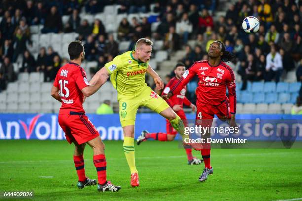 Kolbeinn SIGTHORSSON / Bakary KONE - - Nantes / Lyon - 16eme journee de Ligue 1, Photo: Dave Winter / Icon Sport