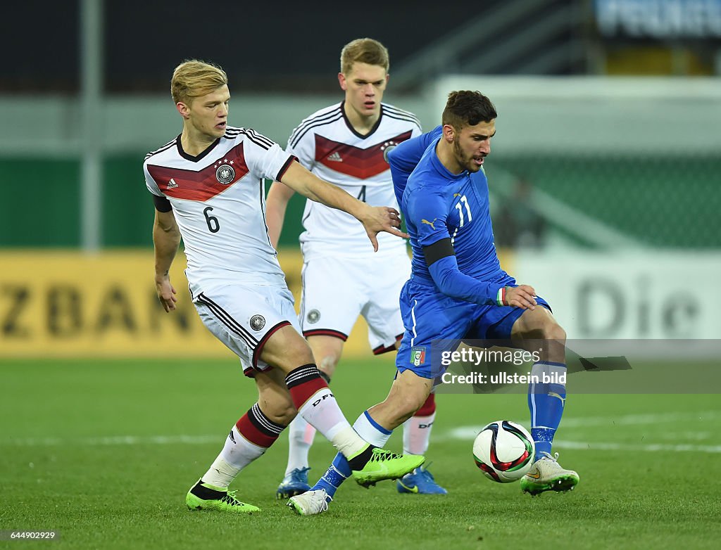 Fussball U 21 Laenderspiel Deutschland - Italien