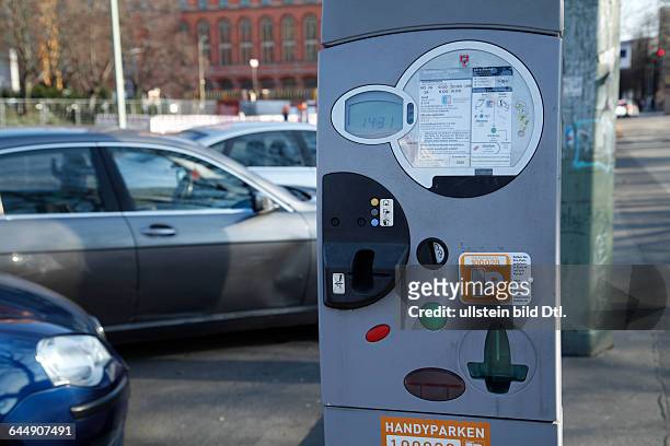 Parking ticket automat in berlin germany