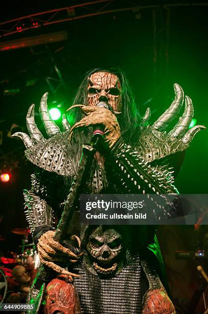 Lordi - die finnische Schocker-Musikband bei einem Konzert in der Markthalle Hamburg