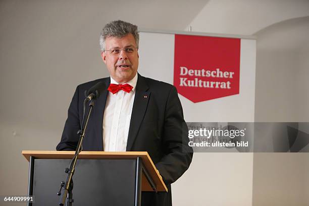 Berlin Prof. Christian Höppner, Präsident des deutschen Kulturrats, bei der Veranstaltung des Deutschen Kulturrats , Podiumsdiskussion, Kultur...