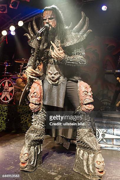 Lordi - die finnische Schocker-Musikband bei einem Konzert in der Markthalle Hamburg