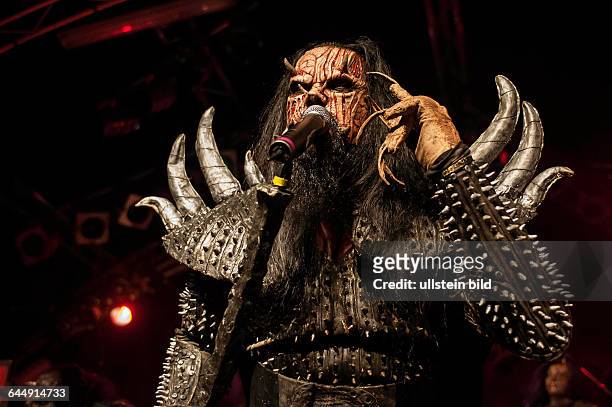 Lordi - die finnische Schocker-Musikband bei einem Konzert in der Markthalle Hamburg