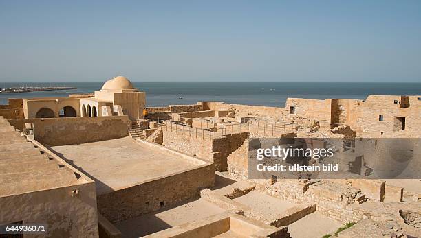 Blick in die Festung Bordj-el-Kebir in der Stadt Houmt - Souk auf der tunesischen Insel Djerba, aufgenommen am .