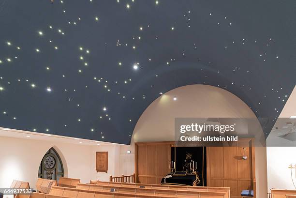 Synagoge in Herford unter dem nachgebauten Sternenhimmel von Jerusalem von Rosh Hashana 5770