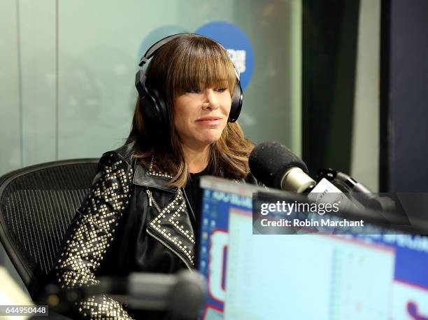 Melissa Rivers visits 'Sway in the Morning' with Sway Calloway on Eminem's Shade 45 at SiriusXM Studios on February 24, 2017 in New York City.