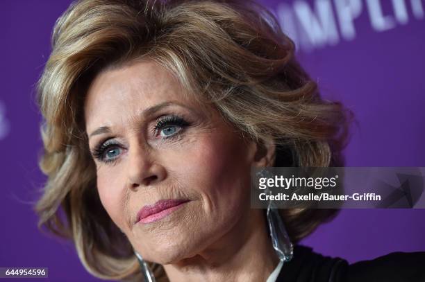 Actress Jane Fonda arrives at the 19th CDGA at The Beverly Hilton Hotel on February 21, 2017 in Beverly Hills, California.