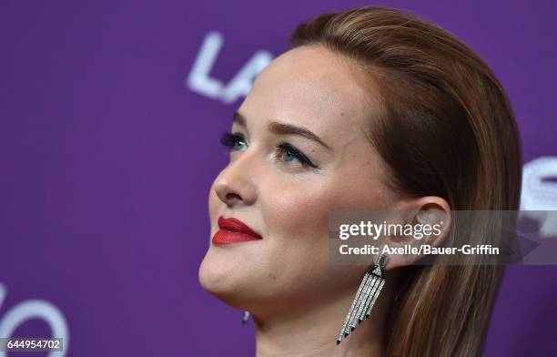 Actress Jess Weixler arrives at the 19th CDGA at The Beverly Hilton Hotel on February 21, 2017 in Beverly Hills, California.