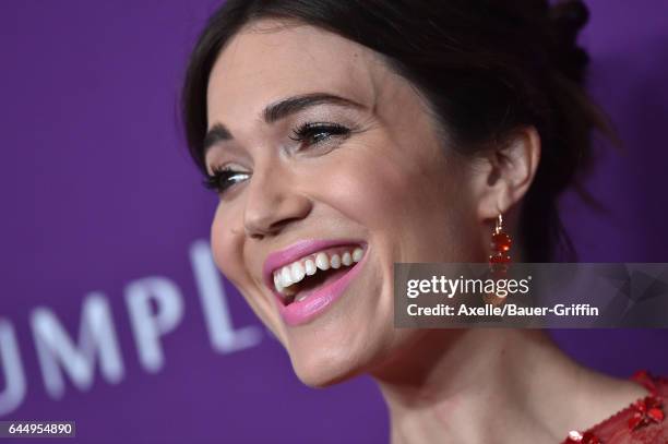 Actress Mandy Moore arrives at the 19th CDGA at The Beverly Hilton Hotel on February 21, 2017 in Beverly Hills, California.