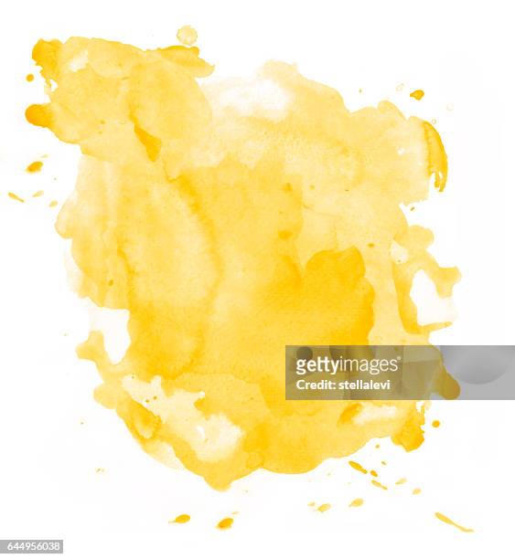 3,120 Yellow Watercolor Splash Stock Photos, High Res Pictures, and Images  - Getty Images