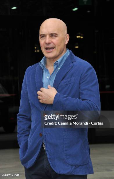 Luca Zingaretti attends 'Il Commissario Montalbano' Photocall In Rome on February 24, 2017 in Rome, Italy.