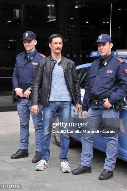 Peppino Mazzotta attends 'Il Commissario Montalbano' Photocall In Rome on February 24, 2017 in Rome, Italy.