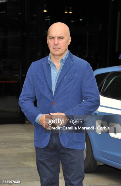 Luca Zingaretti attends 'Il Commissario Montalbano' Photocall In Rome on February 24, 2017 in Rome, Italy.