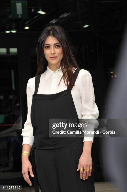 Valentina Lodovini attends 'Il Commissario Montalbano' Photocall In Rome on February 24, 2017 in Rome, Italy.