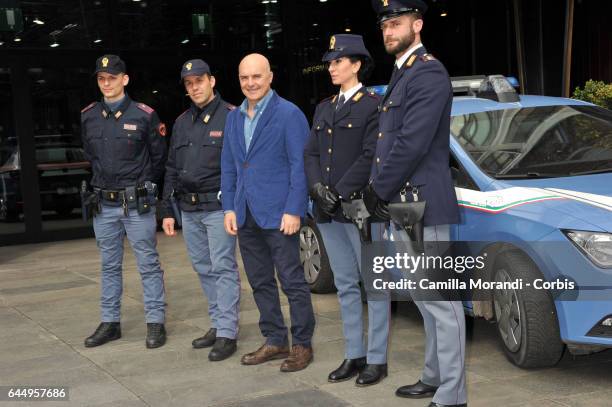 Luca Zingaretti attends 'Il Commissario Montalbano' Photocall In Rome on February 24, 2017 in Rome, Italy.