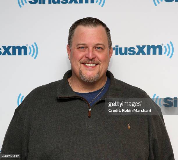 Billy Gardell visits at SiriusXM Studios on February 24, 2017 in New York City.