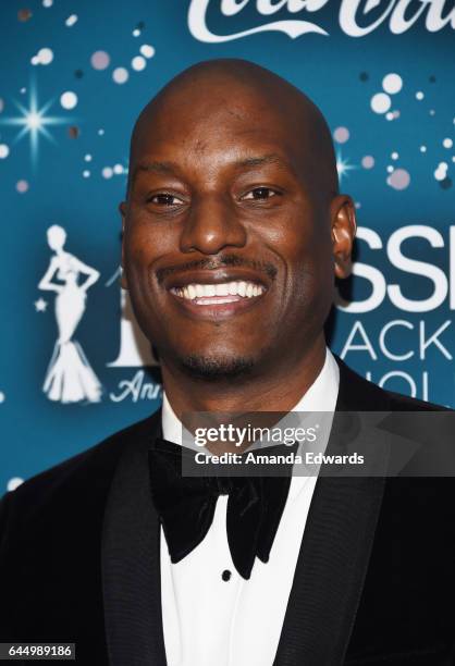 Actor and singer Tyrese Gibson arrives at the Essence 10th Annual Black Women in Hollywood Awards Gala at the Beverly Wilshire Four Seasons Hotel on...