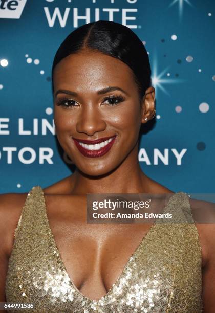 Actress Vicky Jeudy arrives at the Essence 10th Annual Black Women in Hollywood Awards Gala at the Beverly Wilshire Four Seasons Hotel on February...