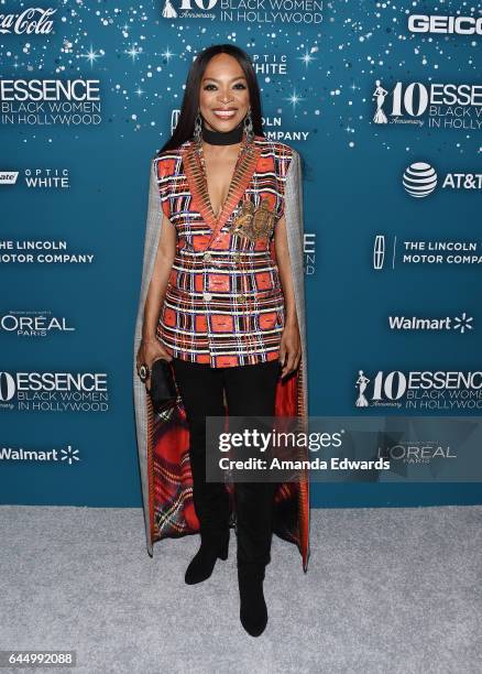 Actress Tina Lifford arrives at the Essence 10th Annual Black Women in Hollywood Awards Gala at the Beverly Wilshire Four Seasons Hotel on February...