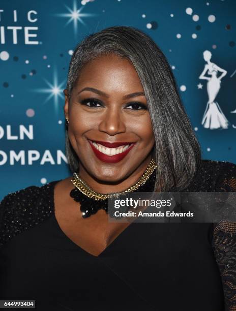 Ty Alexander arrives at the Essence 10th Annual Black Women in Hollywood Awards Gala at the Beverly Wilshire Four Seasons Hotel on February 23, 2017...