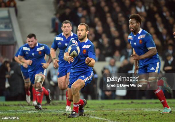 Frederic MICHALAK / Fulgence OUEDRAOGO - - France / Argentine - Test Match -Lille- - Photo: Dave Winter / Icon Sport.