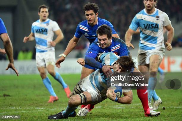 Juan FERNANDEZ LOBBE / Florian FRITZ - - France / Argentine - Test Match , Photo : Dave Winter / Icon Sport