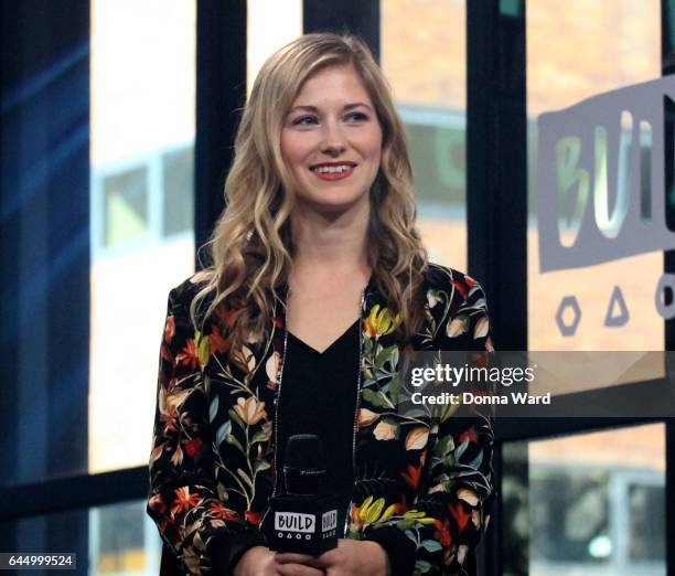 Allie Gallerani appears to promote "The Institute" during the BUILD Series at Build Studio on February 24, 2017 in New York City.