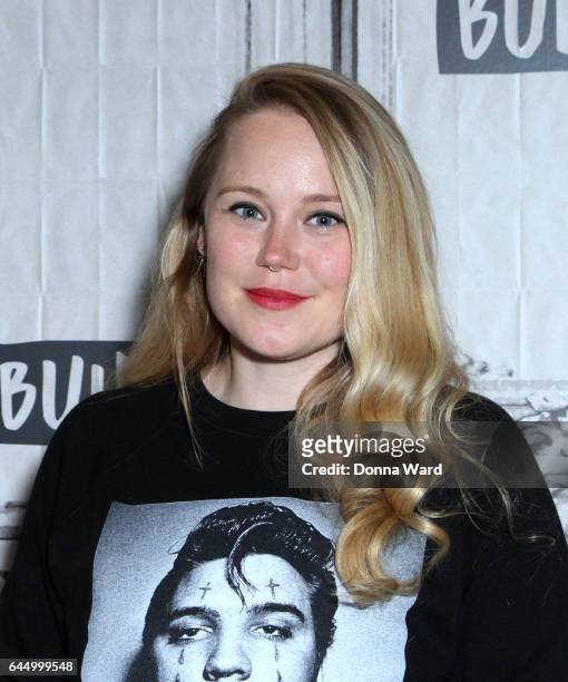 Pamela Romanowsy appears to promote "The Institute" during the BUILD Series at Build Studio on February 24, 2017 in New York City.