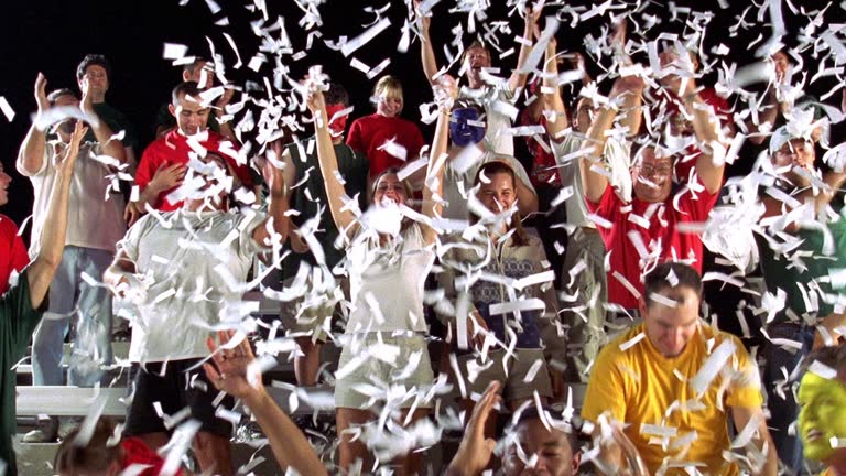 Sports Crows 32 Stadium Crowd Confetti Stock Videos, Footage, & 4K Video Clips ...